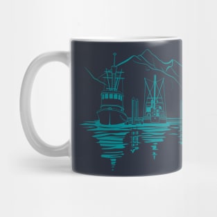 Fishing Boats Mug